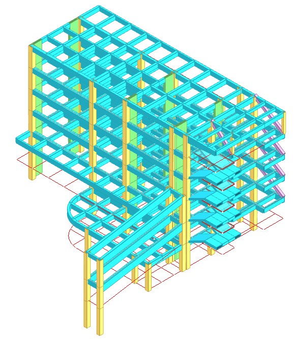 建筑结构减隔震分析模型